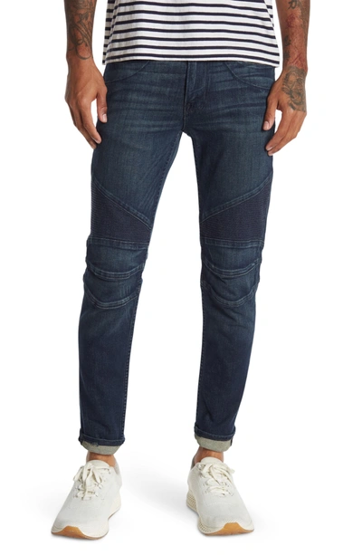 Shop Hudson Jeans  Ethan Biker Mid Rise Skinny Jeans In Hatch