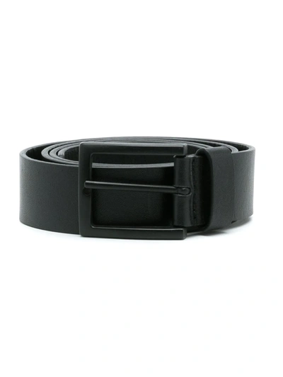 Osklen Leather Buckle Belt In Schwarz