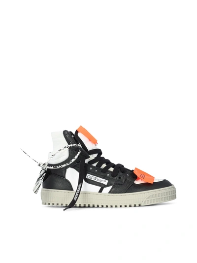 Shop Off-white 3.0 Off Court Leather In White Black