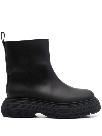 Shop Gia Borghini Marte Short Boot In Black