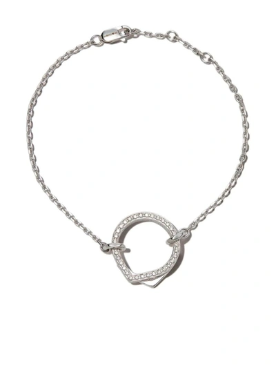 Shop Repossi Anfiter Paved Chain Bracelet In Not Applicable