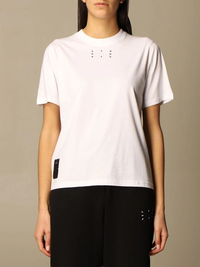 Shop Mcq By Alexander Mcqueen Mcq Cotton T-shirt With Logo In White