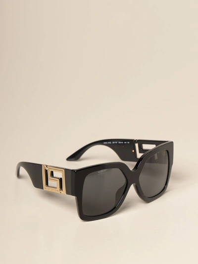 Shop Versace Sunglasses In Acetate In Black