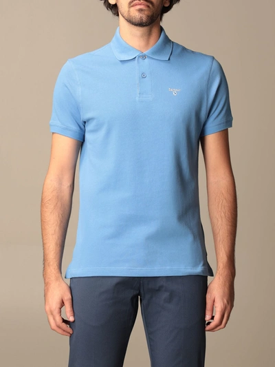 Shop Barbour Polo Shirt  Men In Gnawed Blue