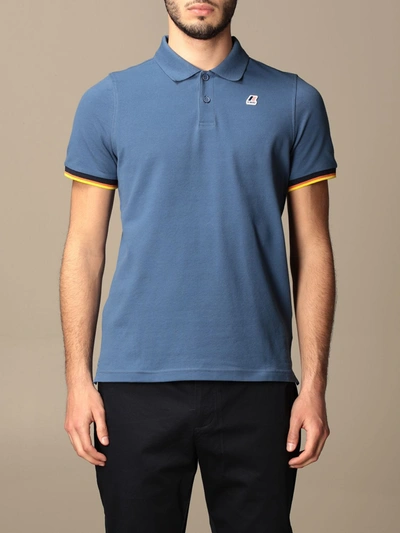 Shop K-way Polo Shirt  Men Color Blue