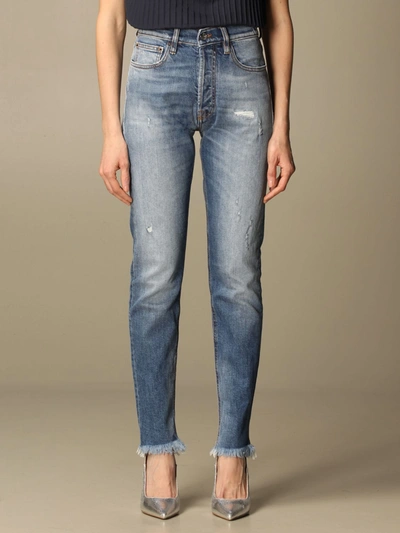 Shop Cycle Skinny Jeans In Denim With Rips