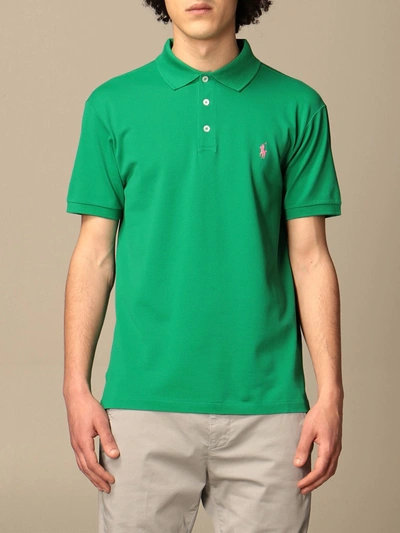 Shop Polo Ralph Lauren Polo Shirt  Men In Green