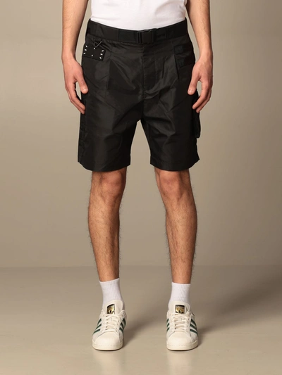 Shop Mcq By Alexander Mcqueen Ic0 Shorts By Mcq In Technical Nylon In Black