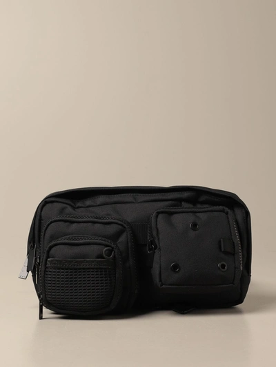 Shop Mcq By Alexander Mcqueen Belt Bag In Canvas With Containers In Black