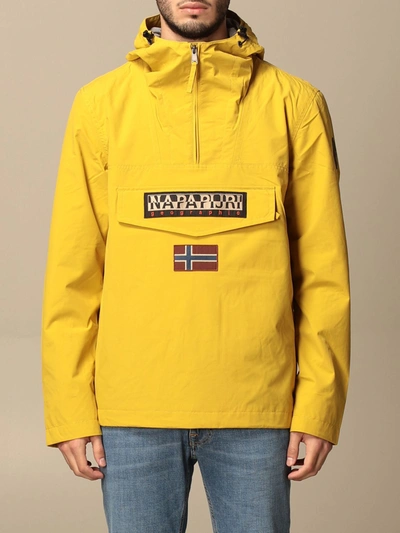 Shop Napapijri Rainforest M Sum 2 Anorak  Jacket In Yellow
