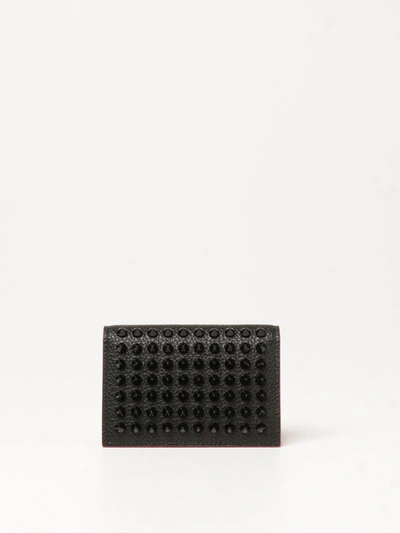 Shop Christian Louboutin Sifnos  Wallet With Studs In Black
