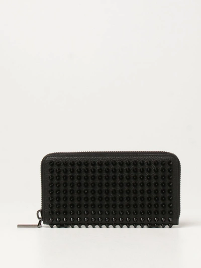 Shop Christian Louboutin Panettone  Purse With All Over Studs In Black