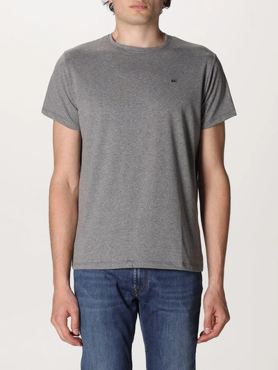 Shop Xc Basic  T-shirt With Logo In Charcoal