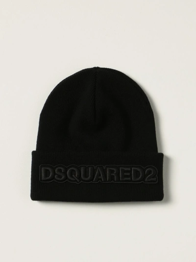 Shop Dsquared2 Beanie Hat In Black 1