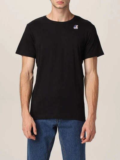 Shop K-way T-shirt  Men Color Black