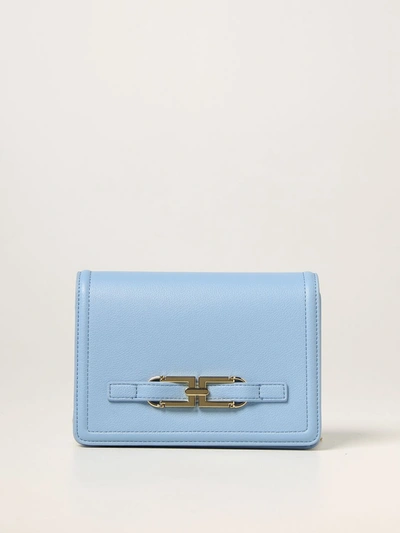 Shop Elisabetta Franchi Bag In Synthetic Leather In Blue