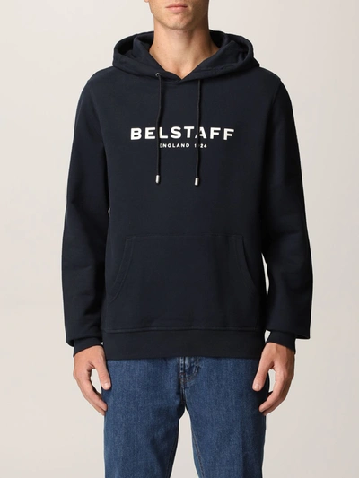 Shop Belstaff Sweatshirt  Men Color Blue