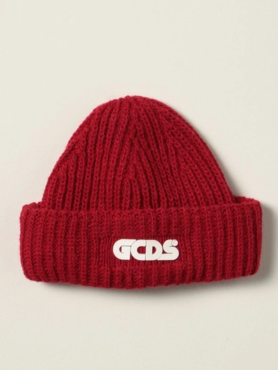 Shop Gcds Beanie Hat In Red