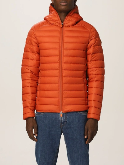 Save The Duck Jacket  Men Color Orange In Orange