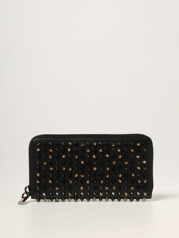 Christian Louboutin Panettone Wallet With All Over Studs In | ModeSens