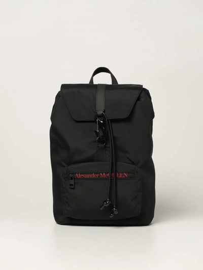 Shop Alexander Mcqueen Urban  Backpack In Technical Nylon In Black
