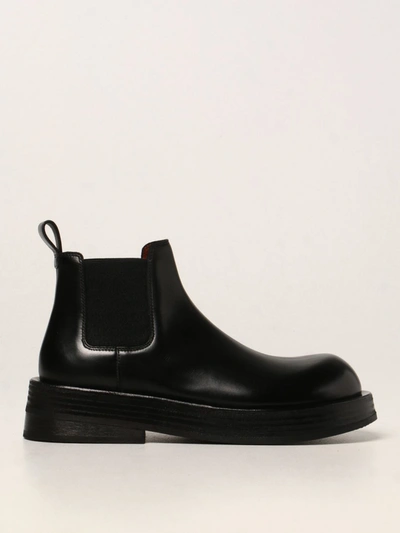 Shop Marsèll Musona Ankle Boots In Leather In Black