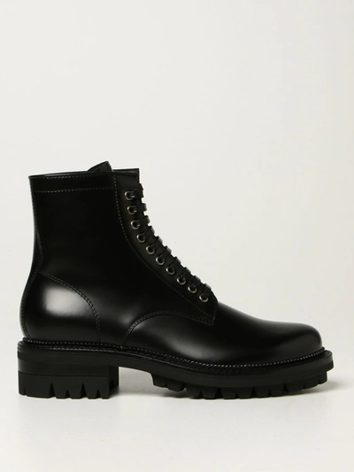 Shop Dsquared2 Boots In Brushed Leather In Black