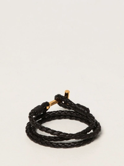 Shop Tom Ford Bracelet With Tclasp In Brown