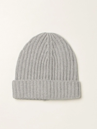 Shop Malo Hat In Cashmere In Grey