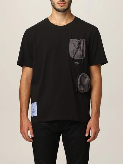 Shop Mcq By Alexander Mcqueen Breathe By Mcq Tshirt In Cotton And Nylon In Black