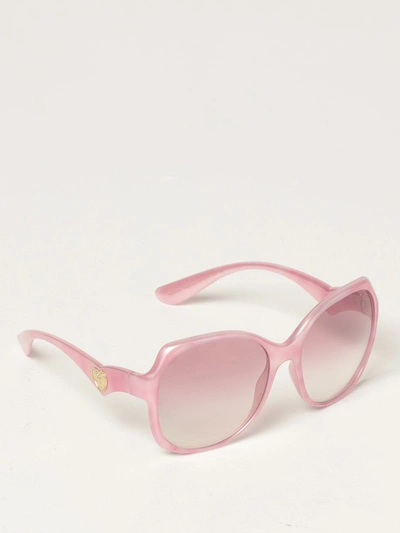 Shop Dolce & Gabbana Occhiali Da Sole  In Acetato In Pink