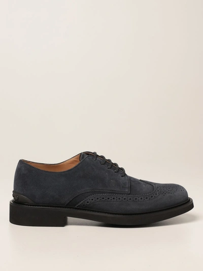 Shop Tod's Brogue Shoes Tods Men In Blue
