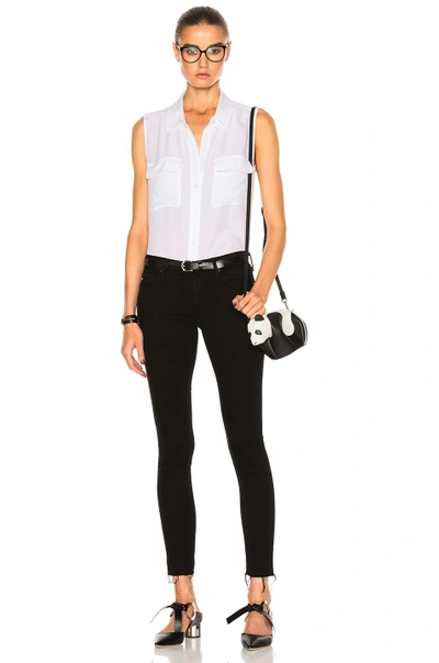 Shop Equipment Slim Signature Top In Bright White