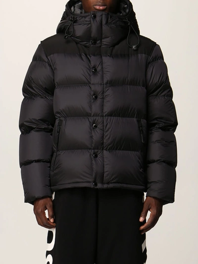 Shop Burberry Down Jacket In Padded Nylon In Black