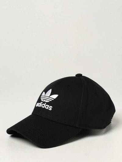 Shop Adidas Originals Baseball Cap With Logo In Black