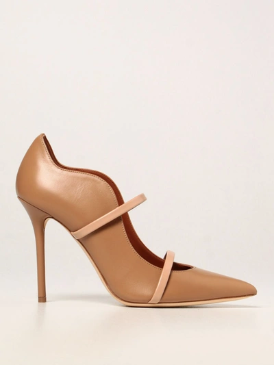 Shop Malone Souliers Maureen  Pumps In Leather In Camel