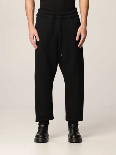 Shop N°21 N ° 21 Cotton Pants With Logo In Black