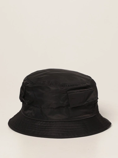 Shop Heron Preston Fisherman Hat With Logo In Black