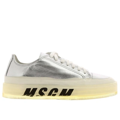 Shop Msgm Sneakers  Women In Silver