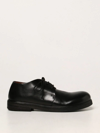 Shop Marsèll Derby Shoes In Leather In Black