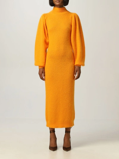 Rotate Birger Christensen Belinda Sweater Dress In Orange | ModeSens