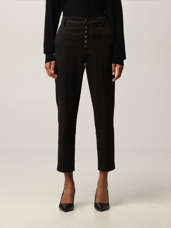 Pants DONDUP Woman color Black