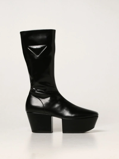 Prada 时尚鞋履 女靴 In Black