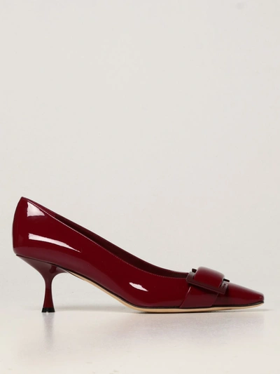 Shop Sergio Rossi Court Shoes  Women In Burgundy