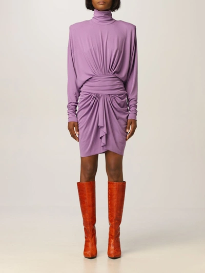 Shop Alexandre Vauthier Dress  Women In Lilac