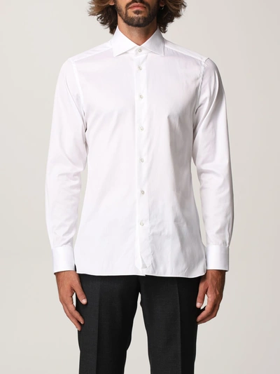 Shop Ermenegildo Zegna Shirt  Men Color White