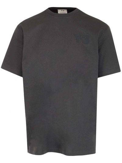 Shop Adidas Y-3 Yohji Yamamoto Men's Grey Other Materials T-shirt