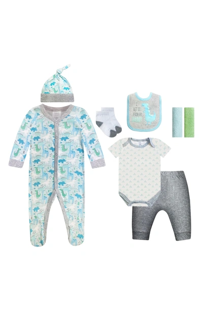 Shop Baby Kiss 7-piece I Get It From My Daddy Complete Outfit Set In Blue