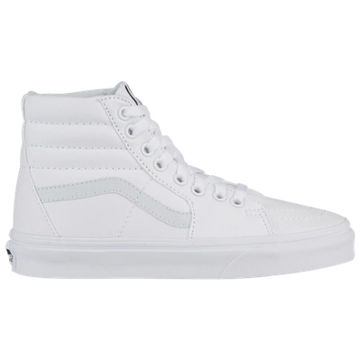 Vans Boys  Sk8-hi In True White/white/white