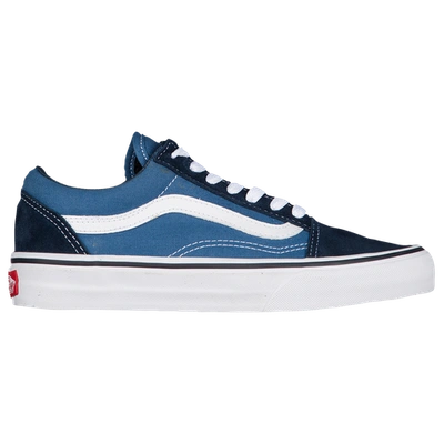 Shop Vans Boys  Old Skool In Navy/blue/white